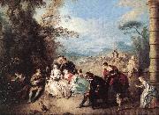 PATER, Jean Baptiste Joseph Concert Champetre oil painting artist